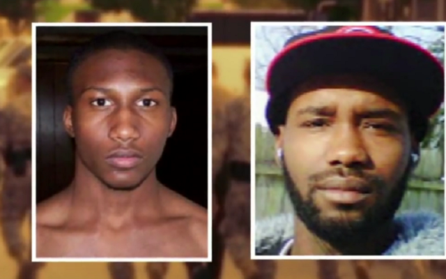 Hasan Edmonds (à gauche) et son cousin Jonas qui ont souhaité mené une attaque terroriste (Crédit : Capture d'écran YouTube) Hasan Edmonds (à gauche) et son cousin Jonas qui ont souhaité mené une attaque terroriste (Crédit : Capture d'écran YouTube)