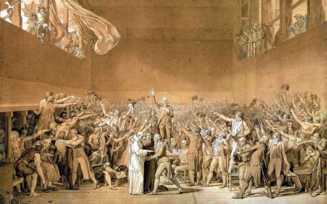 Le Serment du Jeu de paume (Crédit : Wikipédia) Le Serment du Jeu de paume (Crédit : Wikipédia)