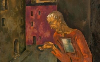 Le mendiant (Crédit : autorisation the The Company for Location and Restitution of Holocaust Victims’ Assets)