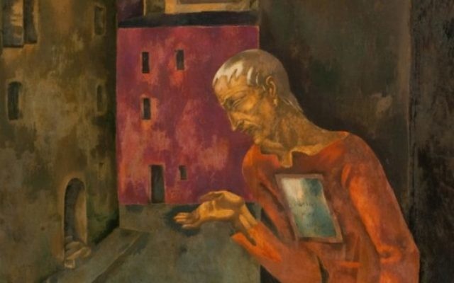 Le mendiant (Crédit : autorisation the The Company for Location and Restitution of Holocaust Victims’ Assets)
