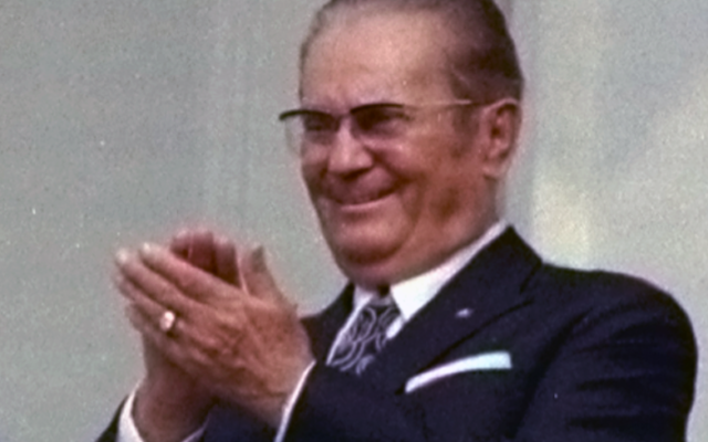Josip Broz Tito en 1971 (Crédit : domaine public/Wikimedia commons) Josip Broz Tito en 1971 (Crédit : domaine public/Wikimedia commons)