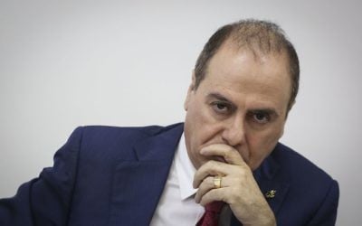 Silvan Shalom, le 17 mai 2015 (Crédit : Hadas Parush/Flash90)
