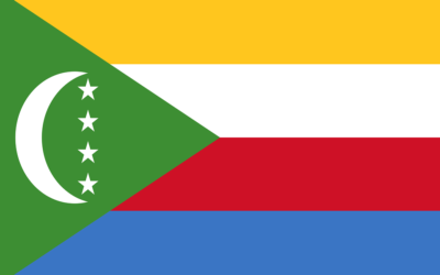 Drapeau de l'archipel des Comores (Crédit : domaine public/CC0)