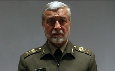 Major General Ataollah Salehi, commandant en chef des Armées iranien depuis 2005. (Crédit : autorisation)