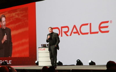 Larry Ellison, PDG d'Oracle. (Crédit : Ilang Costica/CC BY-SA/Wikimedia Commons)