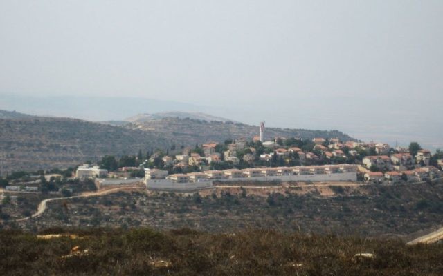 Beit Horon en 2010 (Crédit : Joshua Davidovich/Times of Israel) Beit Horon en 2010 (Crédit : Joshua Davidovich/Times of Israel)