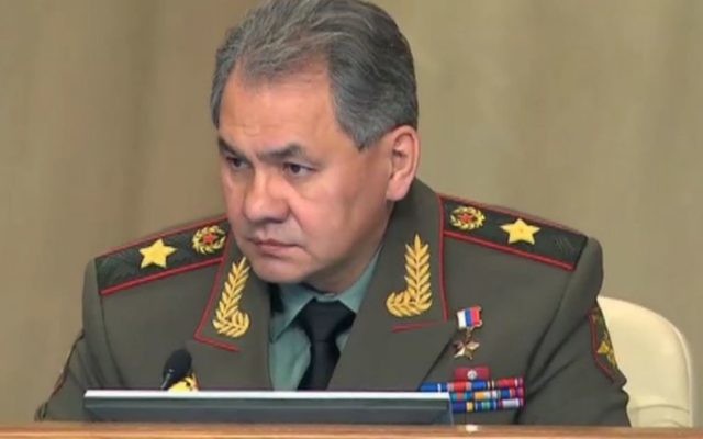 Sergueï Choïgou, ministre russe de la Défense, en 2013. (Crédit : Kremlin.ru/CC BY 4.0/WikiCommons)