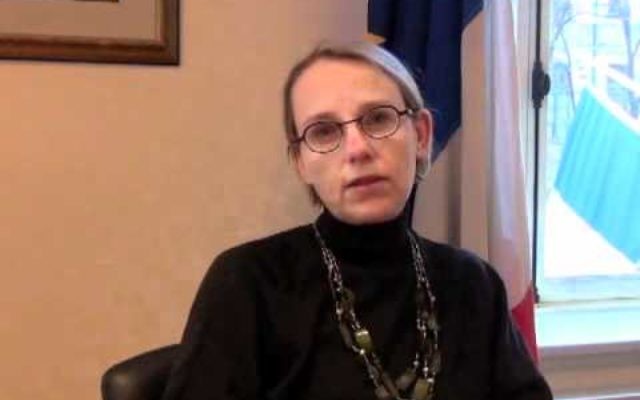 Hélène Le Gal, prochain ambassadeur de France en Israël. (Capture d'écran : YouTube/Vœux 2012 d'Hélène Le Gal, Consul général de France à Québec)