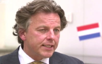 Bert Koenders, le ministre des Affaires étrangères des Pays Bas (Crédit : Capture d'écran YouTube)