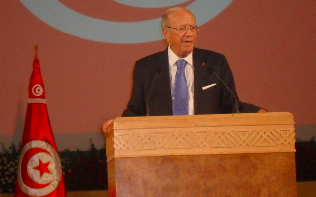 Le président tunisien Béji Caïd Essebsi. (Crédit : Magharebia/CC-BY-2.0) Le président tunisien Béji Caïd Essebsi. (Crédit : Magharebia/CC-BY-2.0)