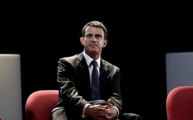 Manuel Valls pendant un débat sur l'islam radical, le 4 avril 2016. (Crédit : Lionel Bonaventure/AFP) Manuel Valls pendant un débat sur l'islam radical, le 4 avril 2016. (Crédit : Lionel Bonaventure/AFP)
