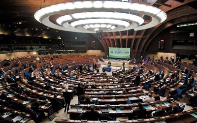 Assemblée plénière du Conseil de l'Europe (Crédit : Wikipédia