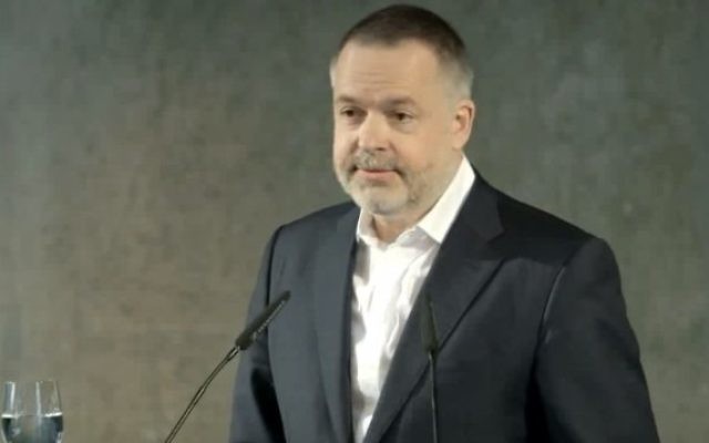 Le nouveau directeur du British Museum, l'Allemand Hartwig Fischer (Crédit : capture d'écran YouTube) Le nouveau directeur du British Museum, l'Allemand Hartwig Fischer (Crédit : capture d'écran YouTube)
