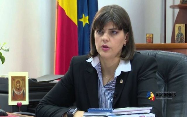 Laura Kovesi,chef du parquet anti-corruption roumain (DNA) (Crédit : capture d'écran YouTube) Laura Kovesi,chef du parquet anti-corruption roumain (DNA) (Crédit : capture d'écran YouTube)