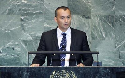 Nickolay Mladenov en 2013 (Crédit : Marco Castro/Nations unies)