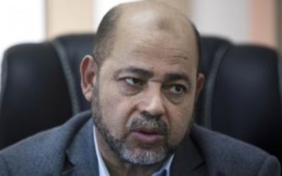 L'officiel du Hamas, Moussa Abu Marzouk, le 18 septembre 2014. (AP/Khalil Hamra)