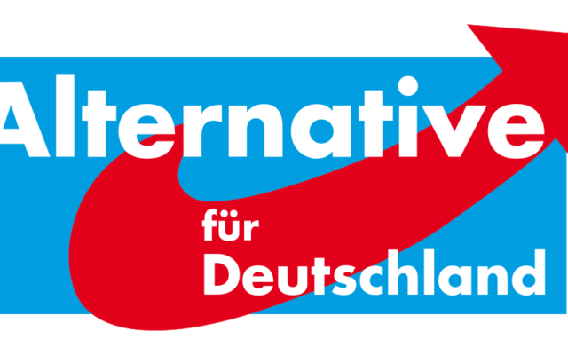 Logo pour Alternative pour l’Allemagne (AfD) (Crédit : Wikimedia commons) Logo pour Alternative pour l’Allemagne (AfD) (Crédit : Wikimedia commons)