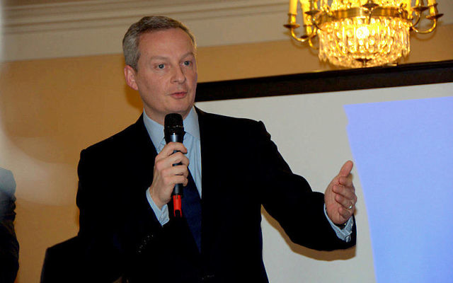 Bruno Le Maire, alors député UMP, en février 2013 (Crédit : SmartGov/Flicker/Wikimedia commons 2.0)