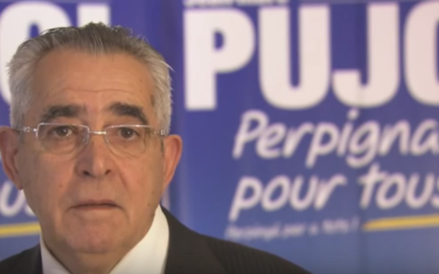 Jean-Marc Pujol en 2014 (Crédit : Capture d'écran Youtube) Jean-Marc Pujol en 2014 (Crédit : Capture d'écran Youtube)