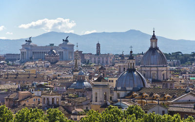 Vue sur Rome (Crédit : Bert Kaufmann/Wikimedia commons/CC BY SA 2.0)