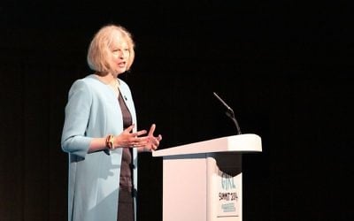 Theresa May  (Crédit : Wikimedia Commons CC BY 2.0)