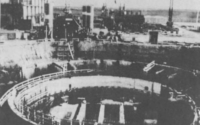 Le réacteur nucléaire irakien d'Osirak, avant le bombardement israélien de 1981. (Crédits : Wikipedia) Le réacteur nucléaire irakien d'Osirak, avant le bombardement israélien de 1981. (Crédits : Wikipedia)