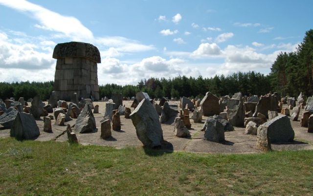 Le mémorial de l'Holocauste construit à Treblinka, ancien camp de la mort nazi dans l'est de la Pologne (Crédit : Caroline Sturdy Colls)