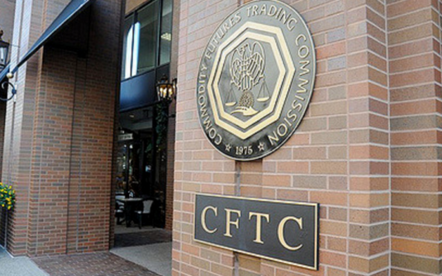 Entrée de la FCTC, la Commission de régulation des marchés à terme, à Washington D.C. Illustration. (Crédit : autorisation)