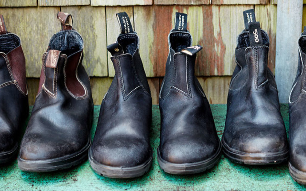 Les bottines australiennes Blundstone : des simples bottes montantes à la cheville, qui sont devenues une légende du style israélien. (Crédits : autorisation de Blundstone) Les bottines australiennes Blundstone : des simples bottes montantes à la cheville, qui sont devenues une légende du style israélien. (Crédits : autorisation de Blundstone)