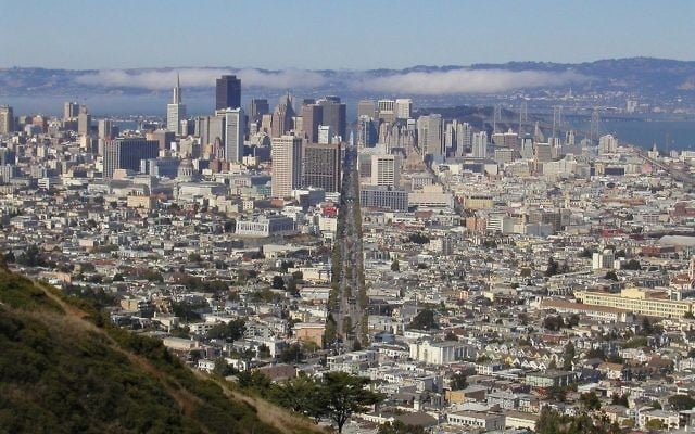 Une vue de San Francisco. (Crédits : Wiki Commons / domaine public) Une vue de San Francisco. (Crédits : Wiki Commons / domaine public)