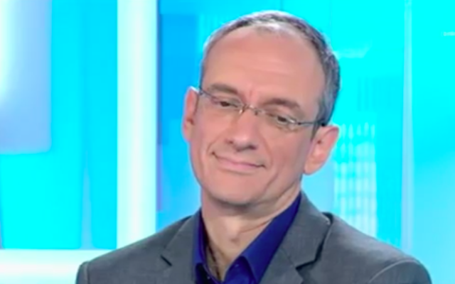 Frédéric Encel (Crédit : Capture d’écran YouTube) Frédéric Encel (Crédit : Capture d’écran YouTube)