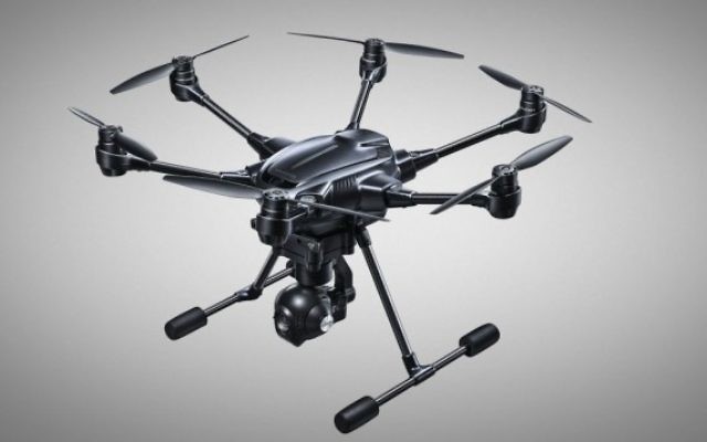 Le drone Yuneec Typhoon H équipé d'une caméra dont la technologie a été développée à Haifa par Intel (Crédit : autorisation) Le drone Yuneec Typhoon H équipé d'une caméra dont la technologie a été développée à Haifa par Intel (Crédit : autorisation)