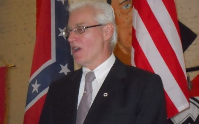 Rocky Suhayda, président du parti nazi américain, un groupe néonazi de Virginie. (Crédit : Wikipedia)