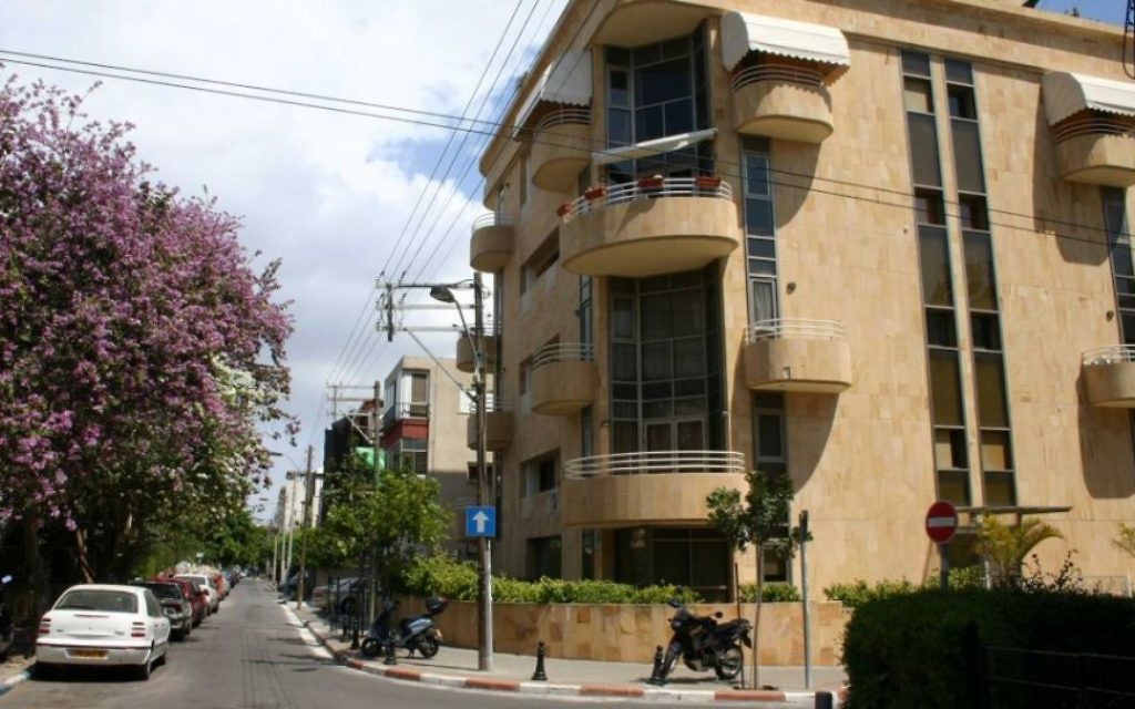 La rue Zangwill, au sud de la rue Nordau, dans le Vieux-Nord de Tel-Aviv. (Photo: Shmuel Bar-Am)