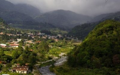 Une ville de la province de Chiriqui, au Panama. Illustration. (Crédit : CC-BY SA Ayaita/Wikipedia)
