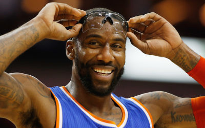 Amare Stoudemire lorsqu'il jouait pour les Knicks de New York lors d'un match contre les Rockets de Houston au Toyota Center de Houston, le 24 novembre 2014 (Crédit : Scott Halleran / Getty Images) Amare Stoudemire lorsqu'il jouait pour les Knicks de New York lors d'un match contre les Rockets de Houston au Toyota Center de Houston, le 24 novembre 2014 (Crédit : Scott Halleran / Getty Images)