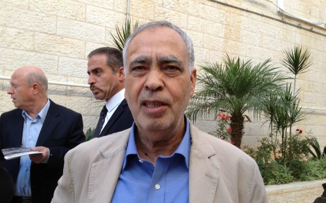 Le membre Muhammad Al-Madani du Comité central du Fatah (Crédit : Elhanan Miller / Times of Israel) Le membre Muhammad Al-Madani du Comité central du Fatah (Crédit : Elhanan Miller / Times of Israel)