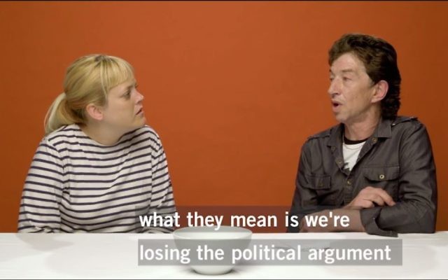Une vidéo réalisée par des partisans du leader du parti travailliste britannique, Jeremy Corbyn, le 19 septembre 2016 (Crédit : Capture d'écran Facebook)