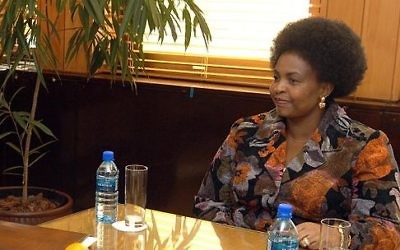 La ministre des Relations internationales sud-africaine Maite Nkoana-Mashabane (Crédit : US Department of State / Wikimedia Commons)