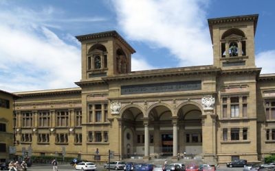 Vue sur la Bibliothèque Nationale de Florence, en Italie (Crédit : CC BY-SA 3.0 Wikipedia/Gryffindor)