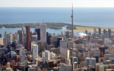 Vue aérienne de Toronto, au Canada. (Wikimedia Commons)