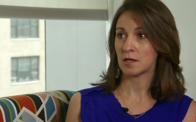 Mindy Finn, candidate indépendante à la vice-présidence des Etats-Unis. (Crédit : capture d'écran CNN)