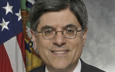 Jack Lew, secrétaire au Trésor des Etats-Unis. (Crédit : département du Trésor des Etats-Unis/Domaine public/Wikipedia)
