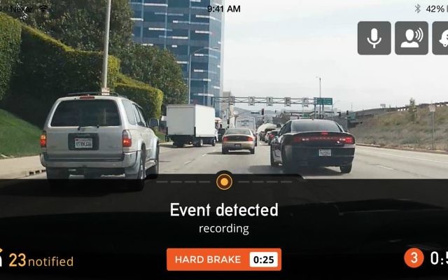 Le réseau de Nexar détecte un événement routier (Crédit : Autorisation) Le réseau de Nexar détecte un événement routier (Crédit : Autorisation)
