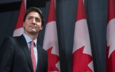 Le Premier ministre canadien Justin Trudeau. Illustration. (Crédit : Nicholas Kamm/AFP)