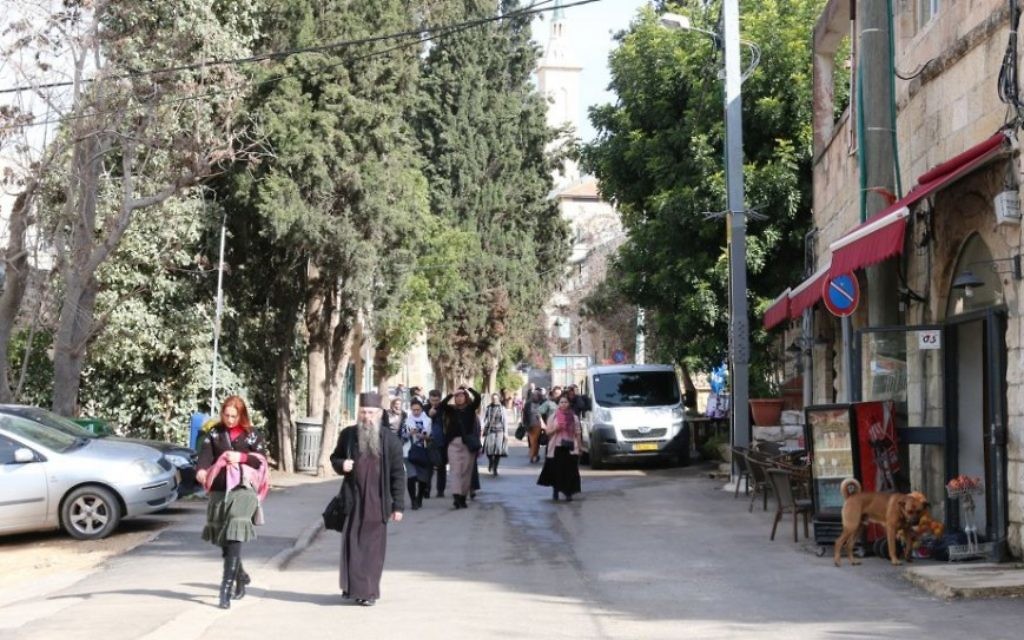 Le quartier historique de Jérusalem d'Ein Kerem serait le lieu de naissance de Jean-Baptiste et est habité par des juifs depuis l'époque du deuxième Temple. (Crédit : Shmuel Bar-Am)