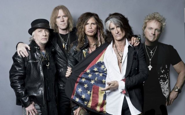 Le rock band Aerosmith . (Crédit : Facebook) Le rock band Aerosmith . (Crédit : Facebook)