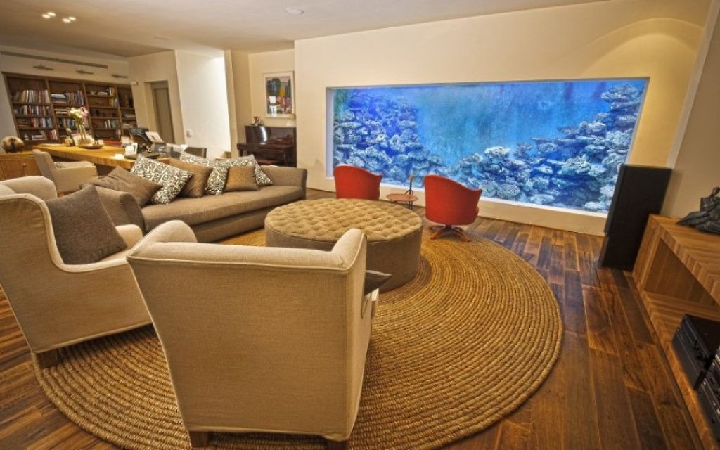 L'aquarium fini. (Crédit : autorisation/Eli's 10,000 Gallon Home Reef Aquarium)