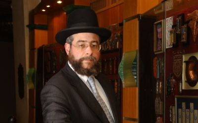 Le rabbin Pinchas Goldschmidt. (Crédit : Flash90) Le rabbin Pinchas Goldschmidt. (Crédit : Flash90)