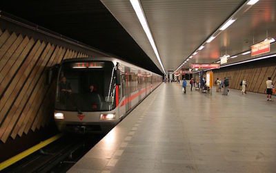 Le métro de Prague. Illustration. (Crédit : Wikimedia Commons)